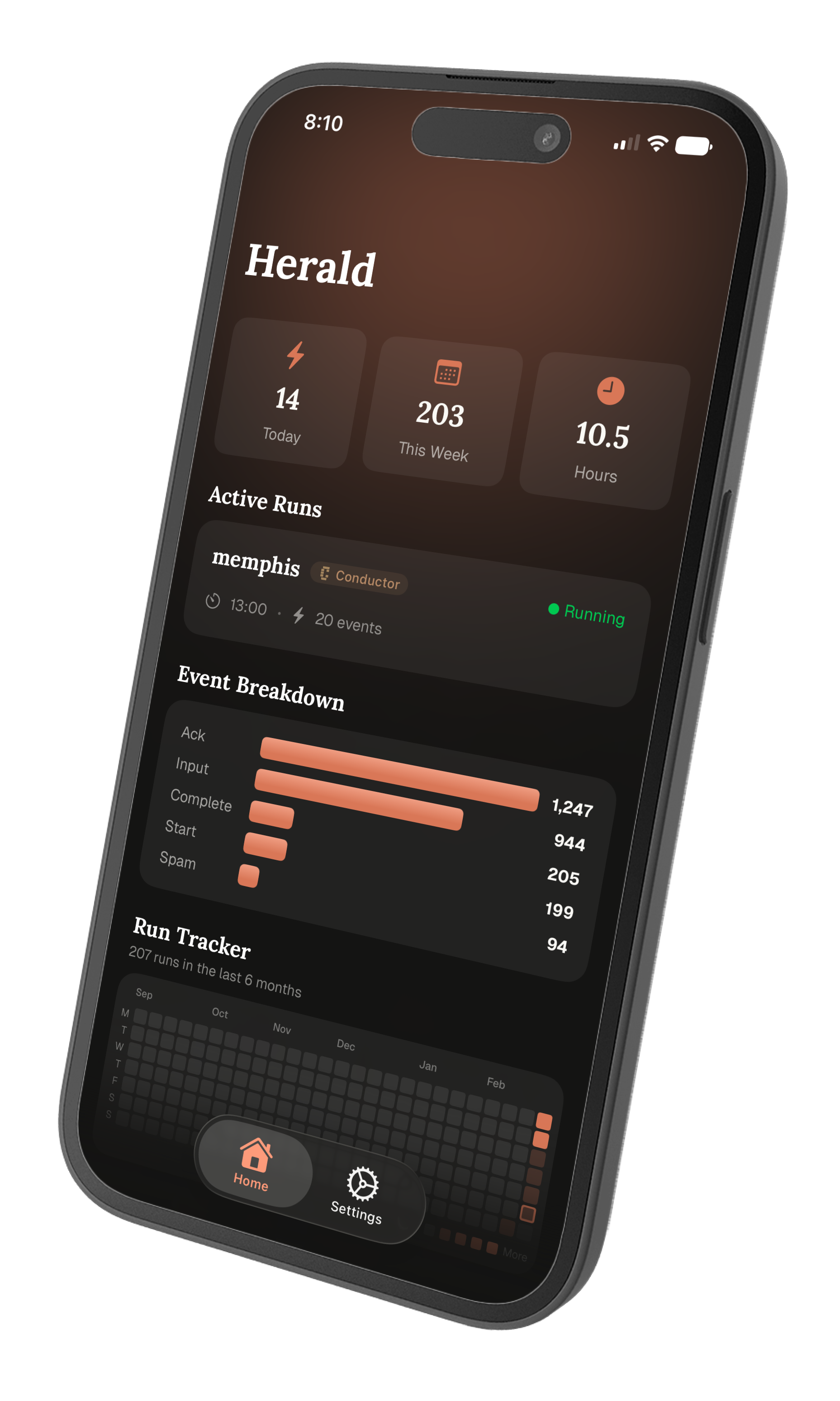 Herald app screenshot